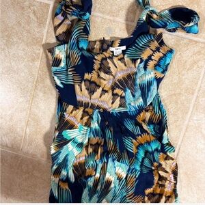 Bar III Kids One Piece in Blue and Tan